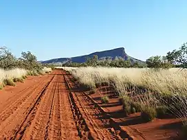 Mt. Leisler viewed from the Sandy Blight Junction Road