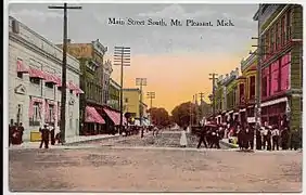 Main Street, looking south, c. 1910