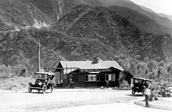 The Mt Wilson Tollhouse seen along East Altadena Drive at Mendocino Lane