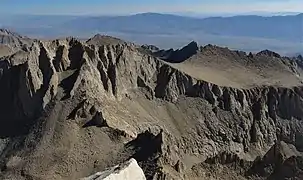 Mount Russell, viewed from Mount Whitney