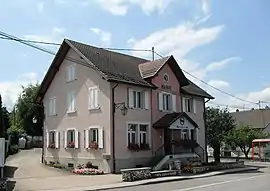 The town hall in Muespach-le-Haut