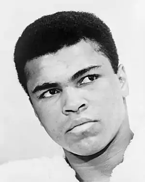 The American boxer Muhammad Ali, a self-declared Vietnam War conscientious objector, was targeted by the NSA's Project MINARET.