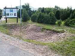 An excavation site of one of the Salme ships