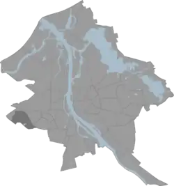 Location of Mūkupurvs in Riga