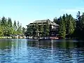 The old hotel on the lake (before the fire)