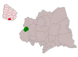 Map of the Municipality of Aguas Corrientes