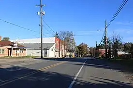 Looking north along Main Street