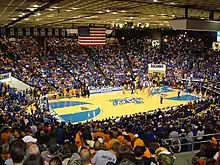 Murphy Center during a basketball game on November 21, 2008