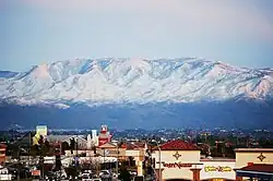 Murrieta skyline, toward Palomar Mountain