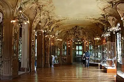 View of one of the principal rooms of the Chinese Pavilion