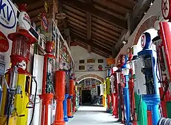 Fisogni Museum, in Italy, with the largest collection of petroliana in the world (Guinness World Record)