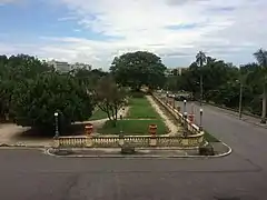 Frontal garden before restoration work