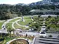 The northern end of the Concourse after the most recent renovations, as seen from the de Young Museum in 2009.