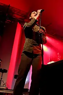 Mutemath performing on January 27, 2012