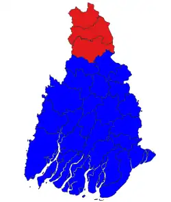 Location of Myanaung District