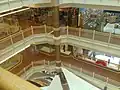 Inside the Myer Centre in 2007, before remodelling, looking down from the 5th floor