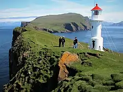 Mykines seen from Mykineshólmur