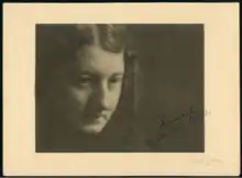 Signed photograph of Myrtle Rose White (undated)