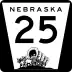 State Highway 25 marker