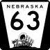 State Highway 63 marker