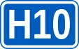 Highway H10 shield}}