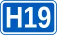 Highway H19 shield}}