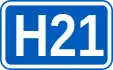 Highway H21 shield}}