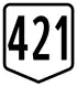 Route 421 shield