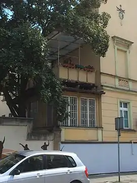 Garden and balcony