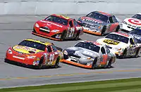 Cars practicing in 2004