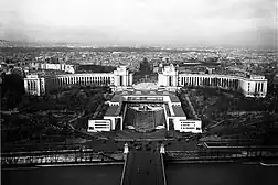 Former annex along the reflecting pool, which housed NATO headquarters between 1952 and 1959.