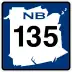 Route 135 marker