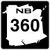 Route 360 marker