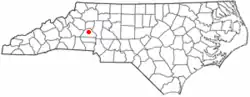 Location of Conover, North Carolina