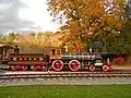 The steam locomotive, "York," at Hanover Junction, in 2013