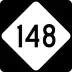 North Carolina Highway 148 marker