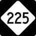 North Carolina Highway 225 marker