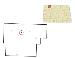 Location of Lignite, North Dakota