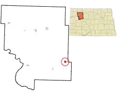 Location of Plaza, North Dakota