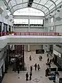 The atrium showing an upper level called the Gallery