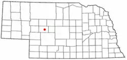 Location of Tryon, McPherson