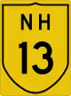 National Highway 13 shield}}