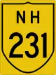 National Highway 231 shield}}