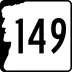 New Hampshire Route 149 marker