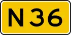 Provincial highway 36 shield}}