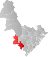 Hornnes og Iveland within Aust-Agder