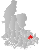 Øvrebø within Vest-Agder