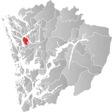 Åsane within Hordaland