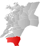 Stjørdalen within Nord-Trøndelag