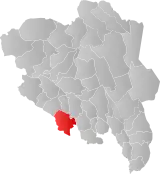 Sør-Aurdal within Innlandet